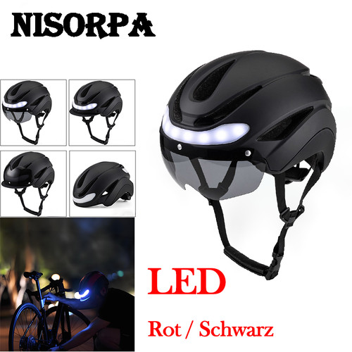 Fahrradhelm radhelm mit licht - fahrradhelm,